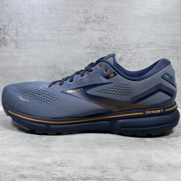 Brooks Ghost 15 Running Shoes - Men's Size 12.5 - Blue - Picture 1 of 10